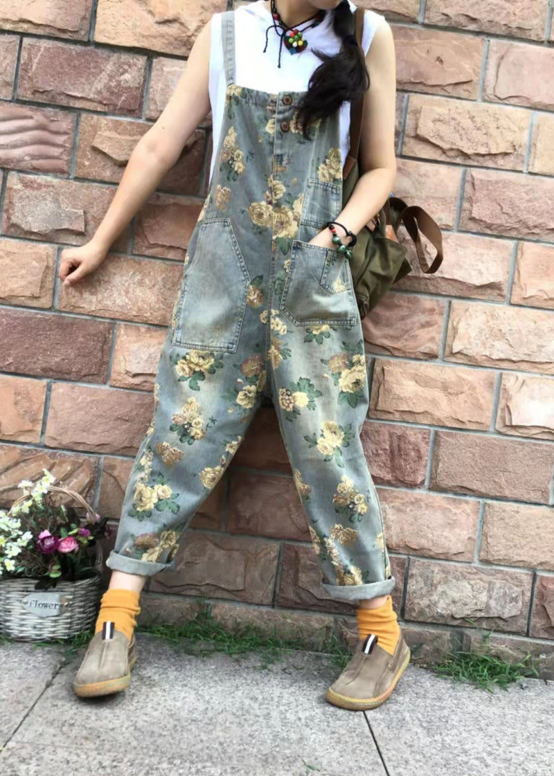 Denim Cotton Jumpsuit Oversized