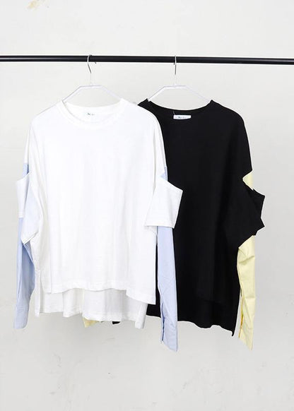 Black Low High Design Sweatshirt