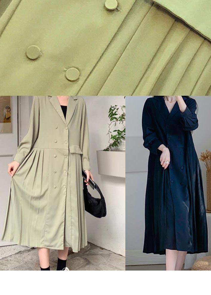 V Neck Cinched Summer Linen Black Dresses