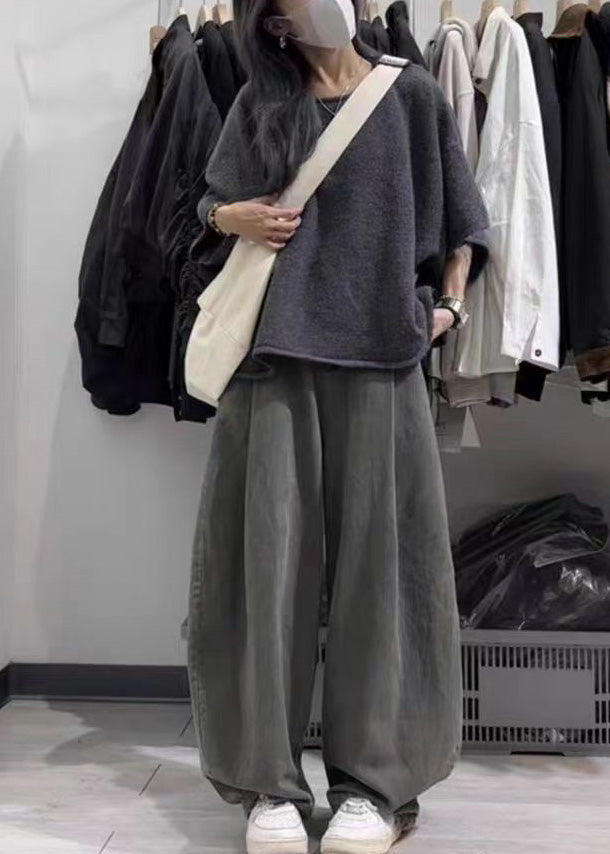 Oversized Cotton Overalls Two Piece Set Outfits Summer