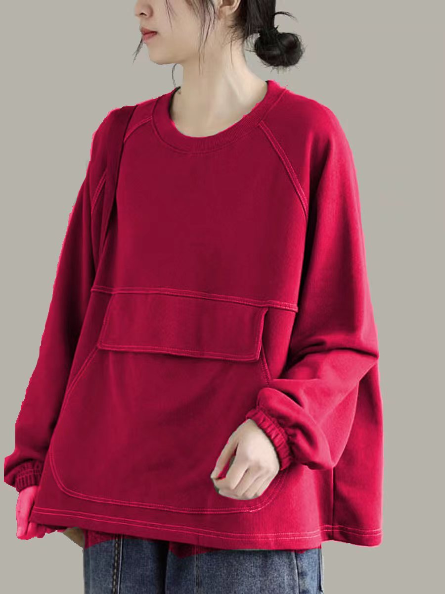 O Neck Patchwork Spring Clothes Inspiration Green Shirts