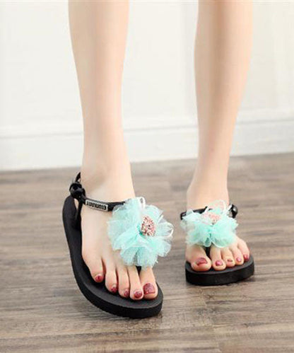 Comfy Splicing Flip Flops Sandals Purple