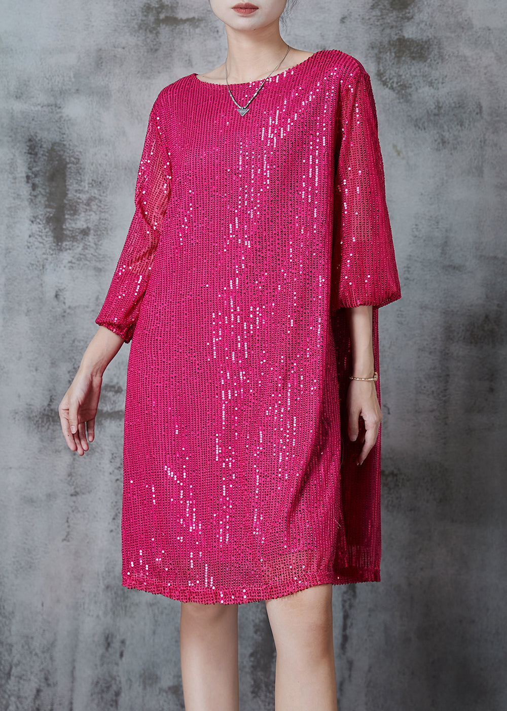 Diy Rose Sequins Tie Waist Tulle Day Dress Fall
