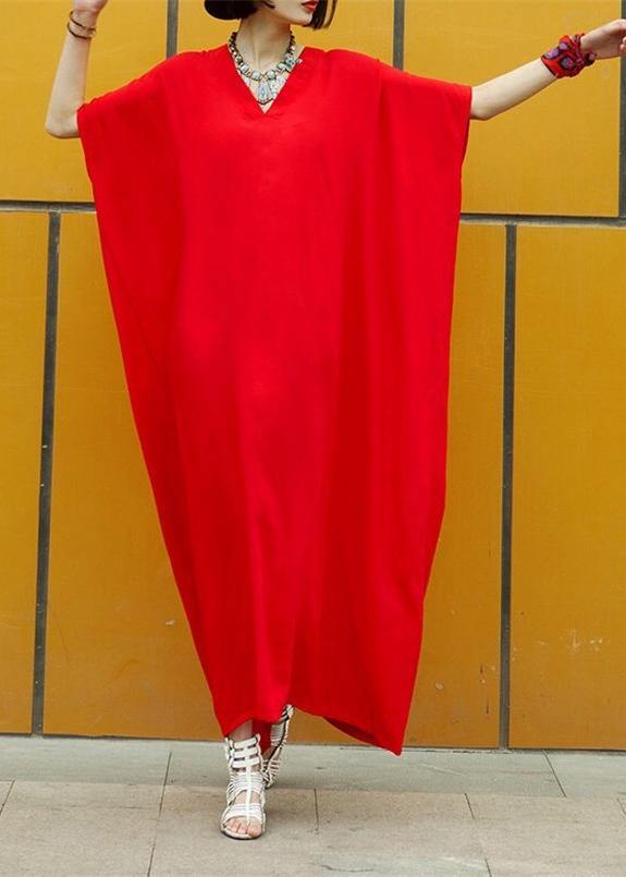 Red Caftans Summer Dress