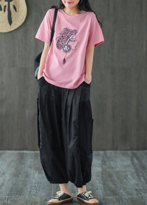 Classy Mulberry Pockets Patchwork Lantern Pants Fall