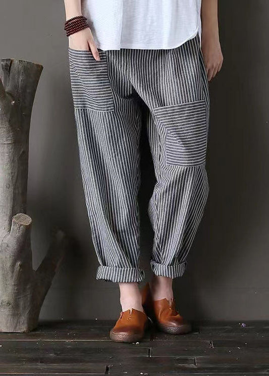 Loose Harem Linen Trousers Pants