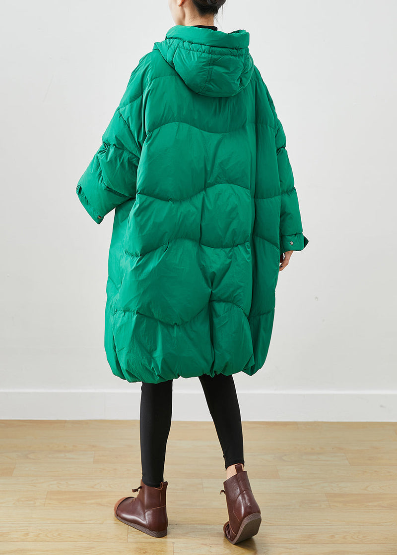 Green Oversized Thick Duck Down Canada Goose Jacket Winter
