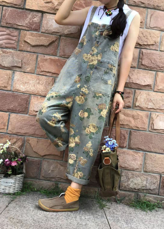 Denim Cotton Jumpsuit Oversized