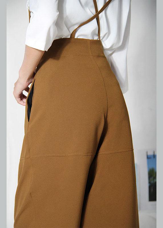 Art Brown High Waist Carpenter Pants Pants
