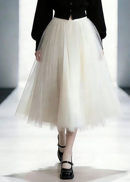 Cotton Knit Cardigans and Tulle Maxi Skirts Two Piece Set Spring