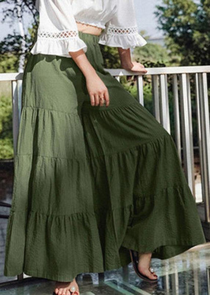 Flare Swing Wide Leg Pants High Waist Culottes Skirt