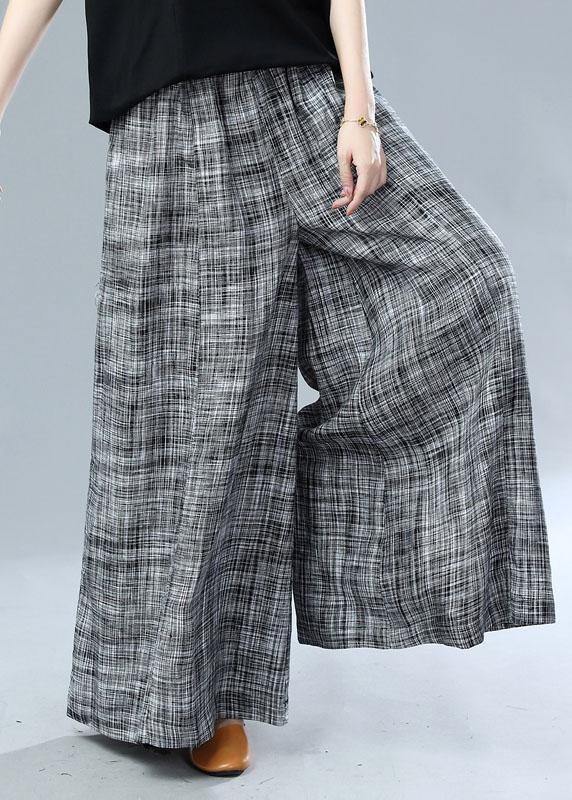 Black Pockets Wide Leg Fall Pants