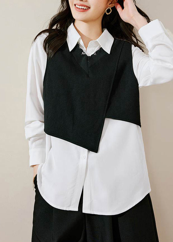 Green Vest and Shirts Cotton Two Pieces Set Spring