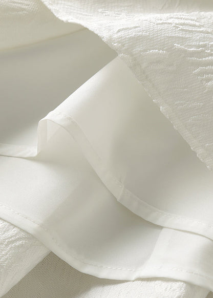 Diy White Zip Up Bow Dresses Short Sleeve