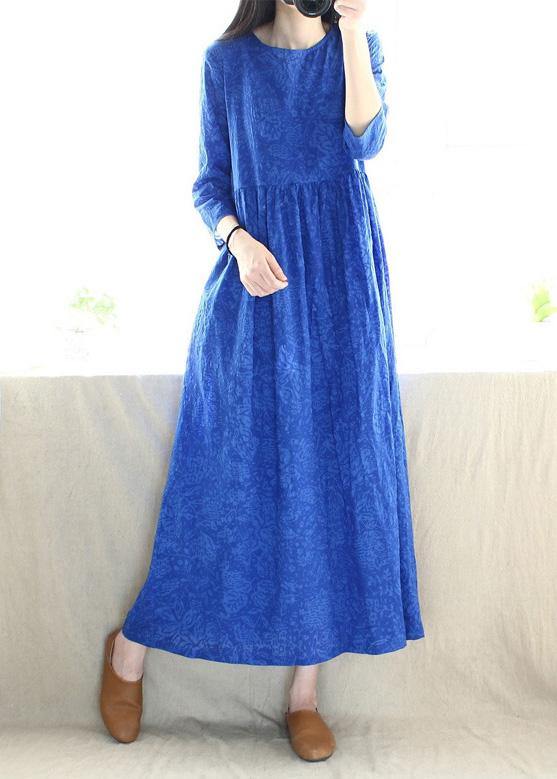 O Neck Cinched Tunics Photography Blue Kaftan Dresses