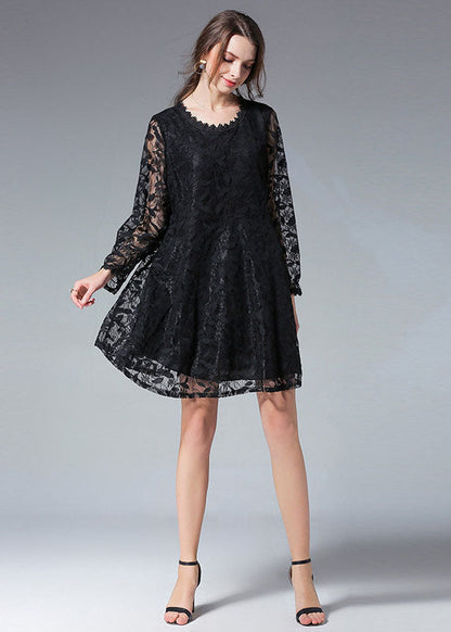 Fall Lace Dress Clothing