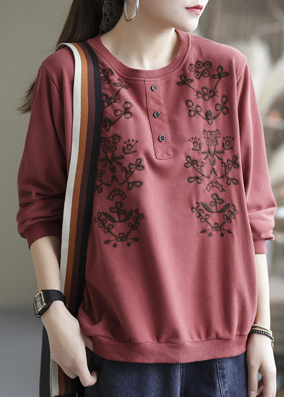 Diy Yellow Embroideried Cotton Tops Spring