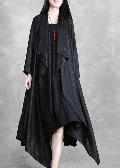 Unique Asymmetric Red Silk Striped Maxi Dresses