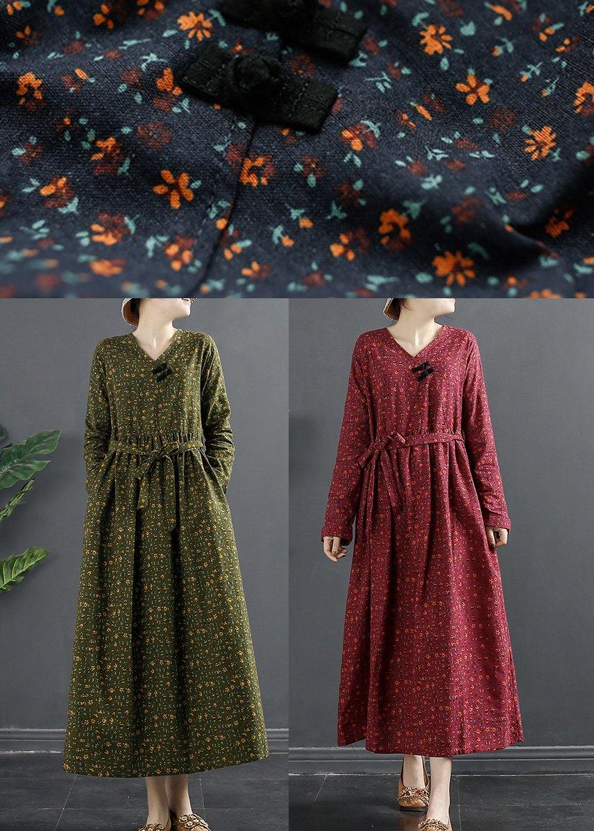 Natural V Neck Clothes for Ideas Navy Print Maxi Dresses