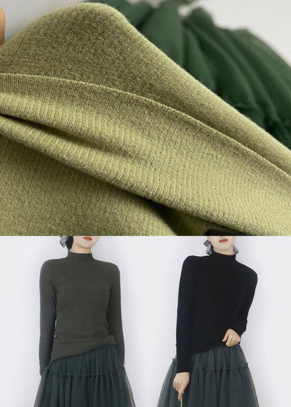Black Warm Winter T Shirts Turtleneck