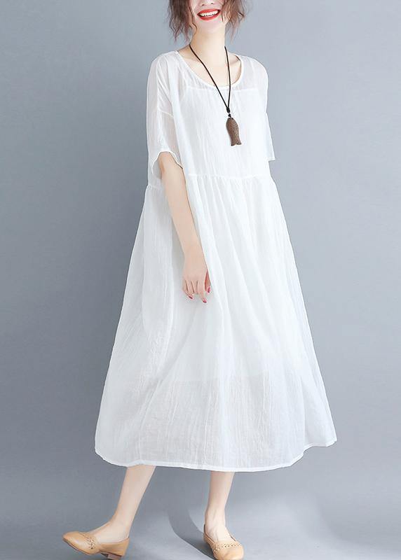 Summer White Two-piece White Dress
