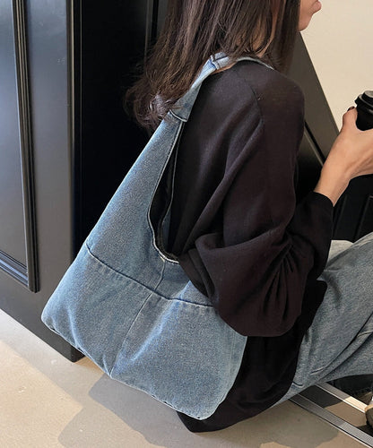 Versatile Large Capacity Denim Shoulder Bag