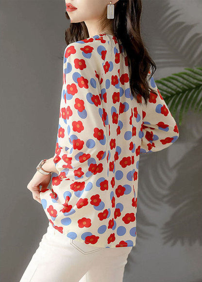 Chiffon Shirt Tops Spring