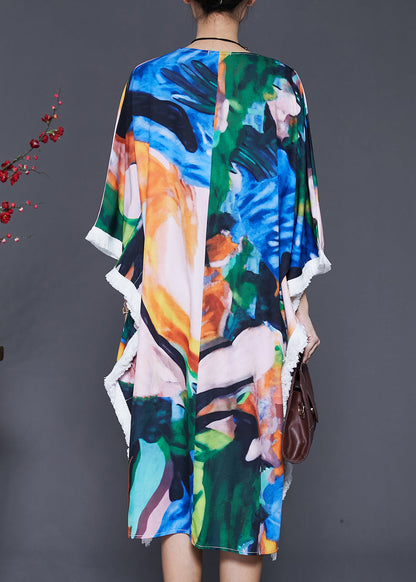 Oversized Tie Dye Cotton Dress Summer