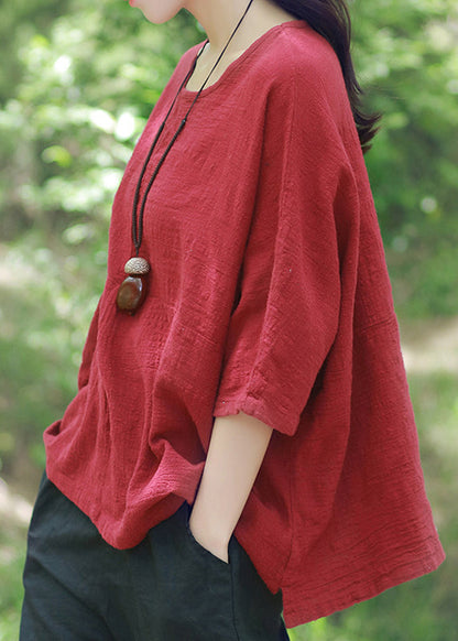M-5xl Mulberry Color Shirts Summer
