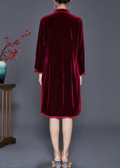Fine Mulberry Embroideried Silk Velour Sets 2 Pieces Fall