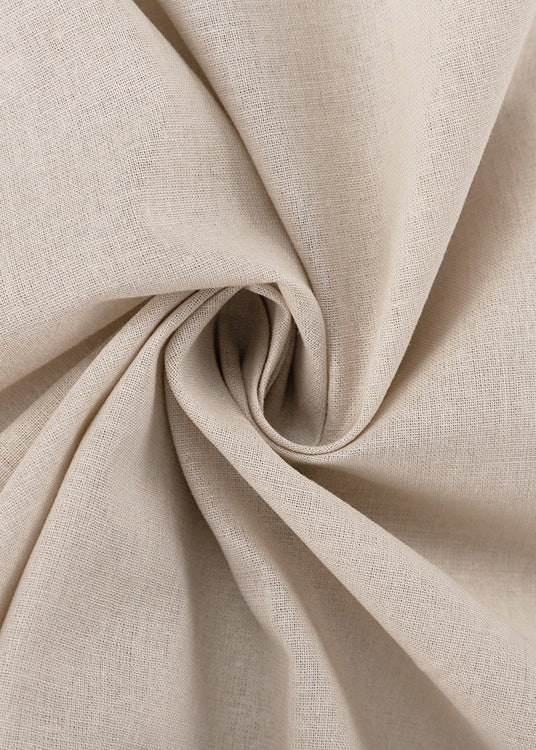 Slim Fit Linen Cold Shoulder Linen Mid Dress Sleeveless Summer