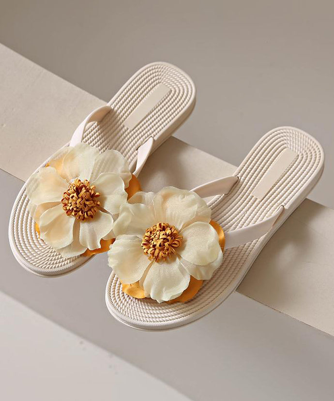 Green Splicing Flip Flops