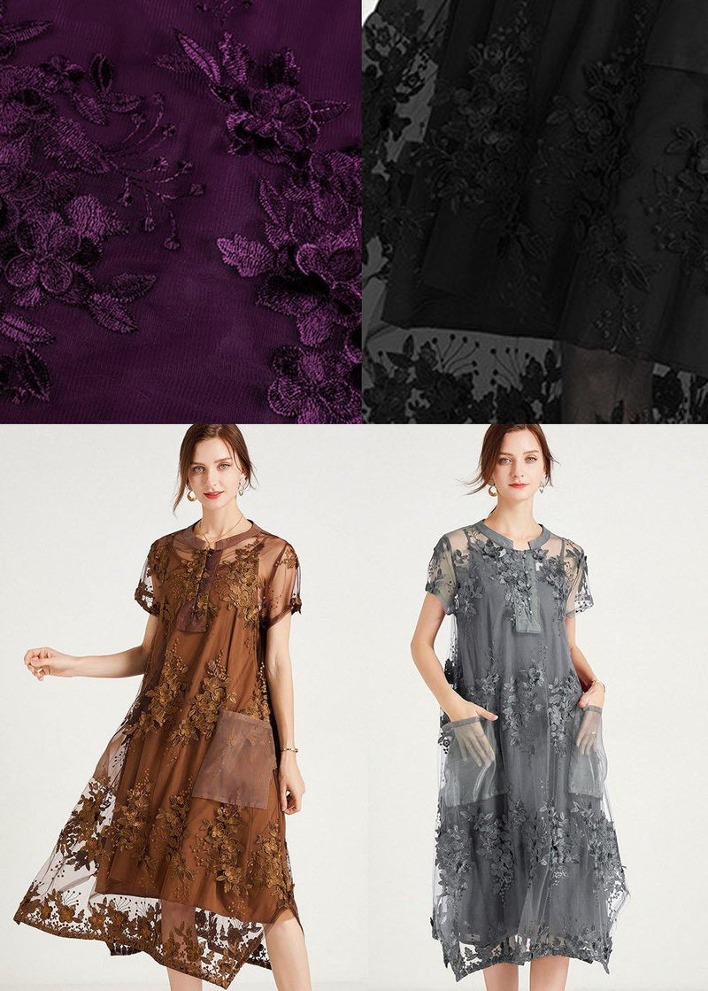 Stylish Khaki Button Pockets Summer Two Pieces Set Short