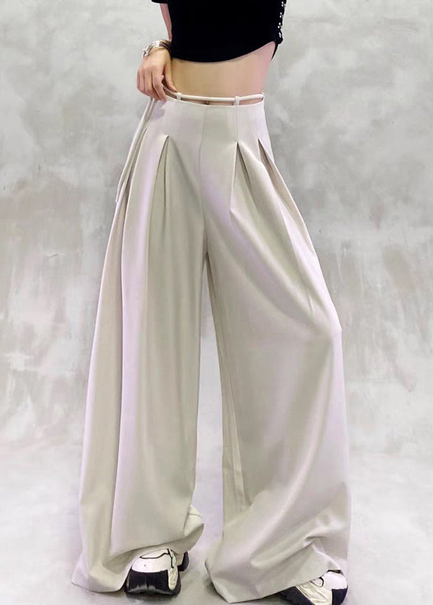 Apricot Pockets Summer Spandex Pants High Waist
