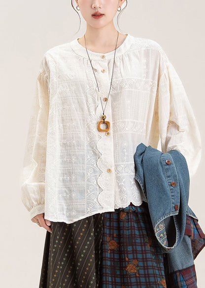 Blue O-neck Ruffled Patchwork Denim Waistcoat and Shirts Two Pieces Set Sleeveless