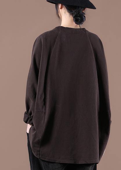 Art Chocolate Spring Long Tops