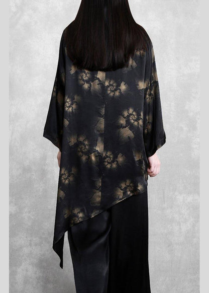 Spring New Suit Irregular Top + Wide Leg Pants Two Piece Set