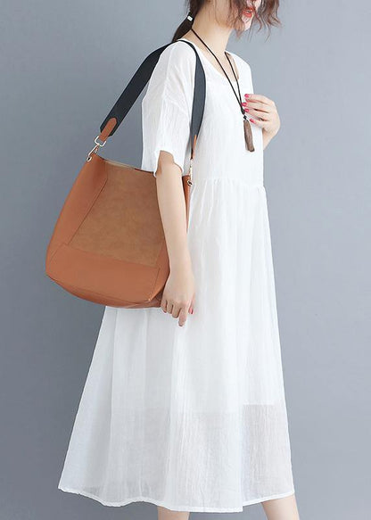 Summer White Two-piece White Dress