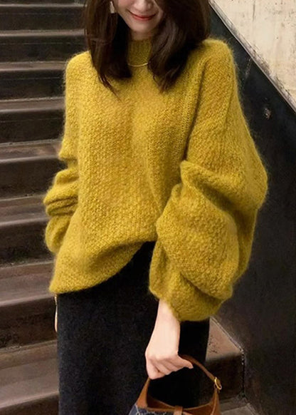 Ginger O-neck Cotton Knit Sweater Spring
