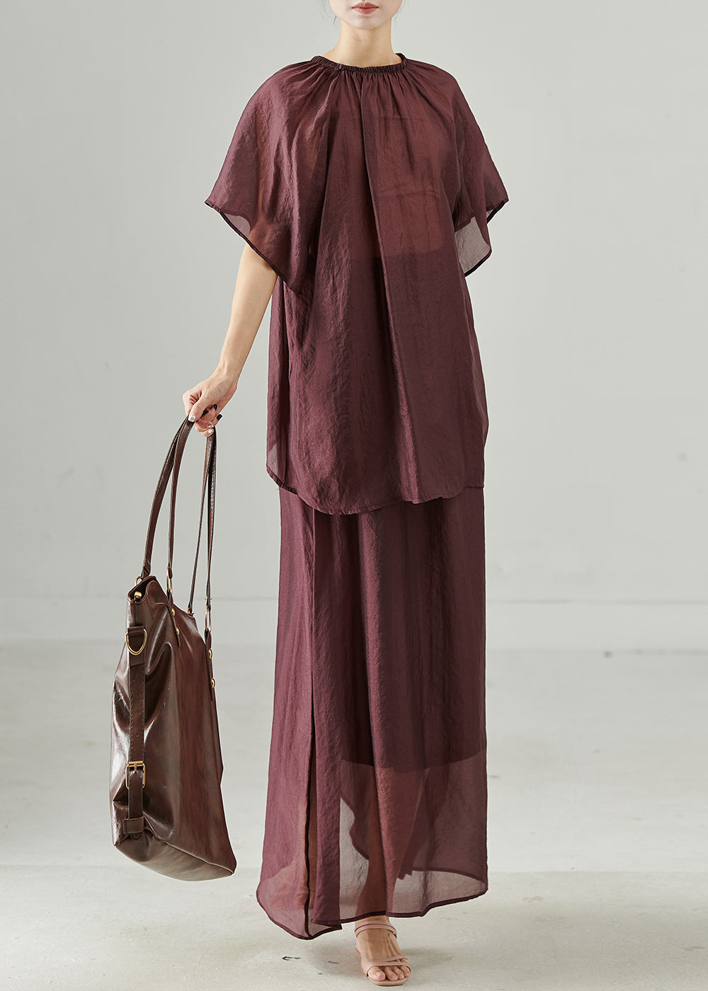 Mulberry Oversized Linen Sets 2 Pieces Summer