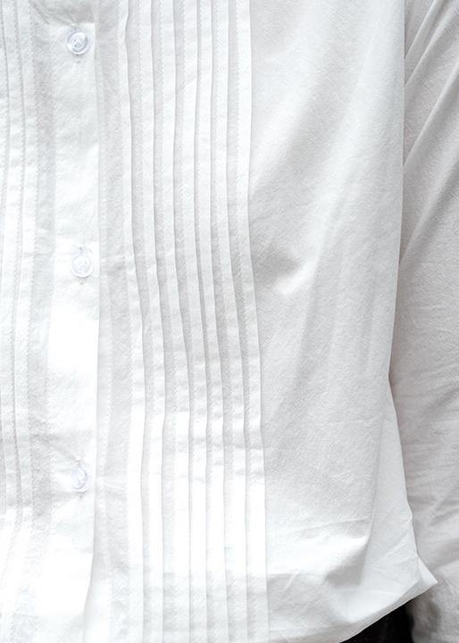 Diy Lapel Cinched Spring Crane Tops Wardrobes White Shirts