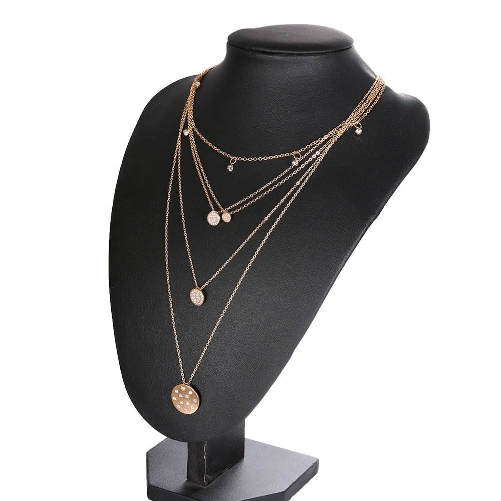 Zarte handwerkliche Perlen Halskette