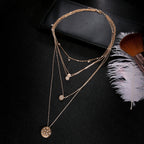 Zarte handwerkliche Perlen Halskette