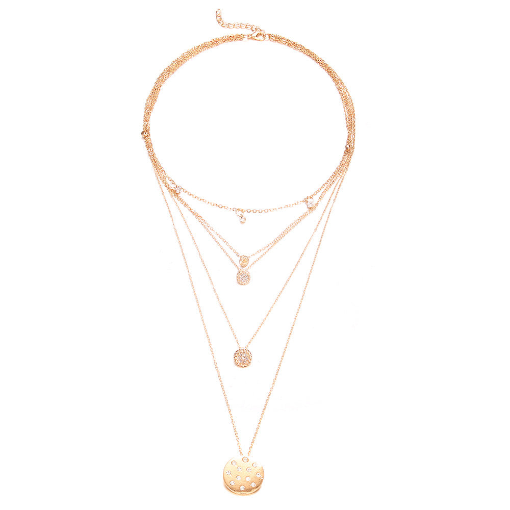 Zarte handwerkliche Perlen Halskette