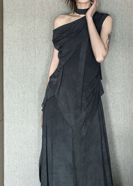 Style Green Asymmetrical Cotton Sets 2 Pieces Summer