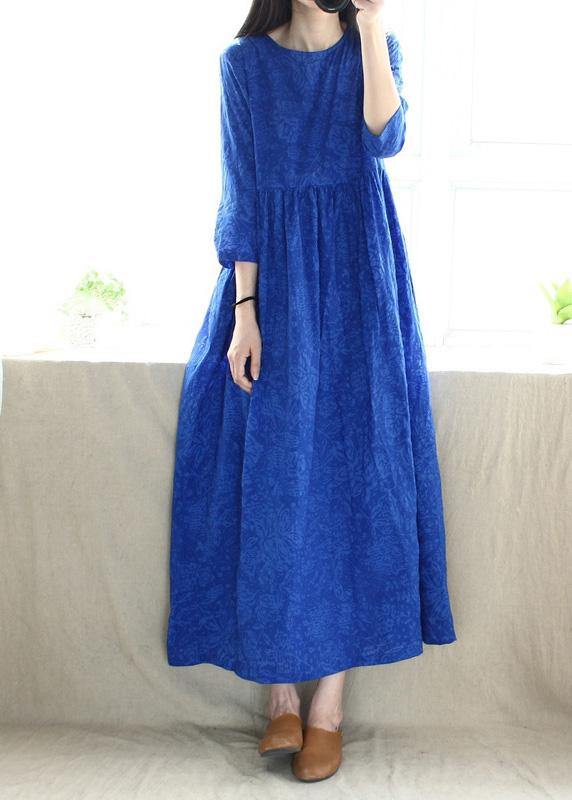 O Neck Cinched Tunics Photography Blue Kaftan Dresses