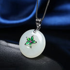 Zarte handwerkliche Silber Halskette