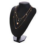 Zarte handwerkliche Gold Halskette