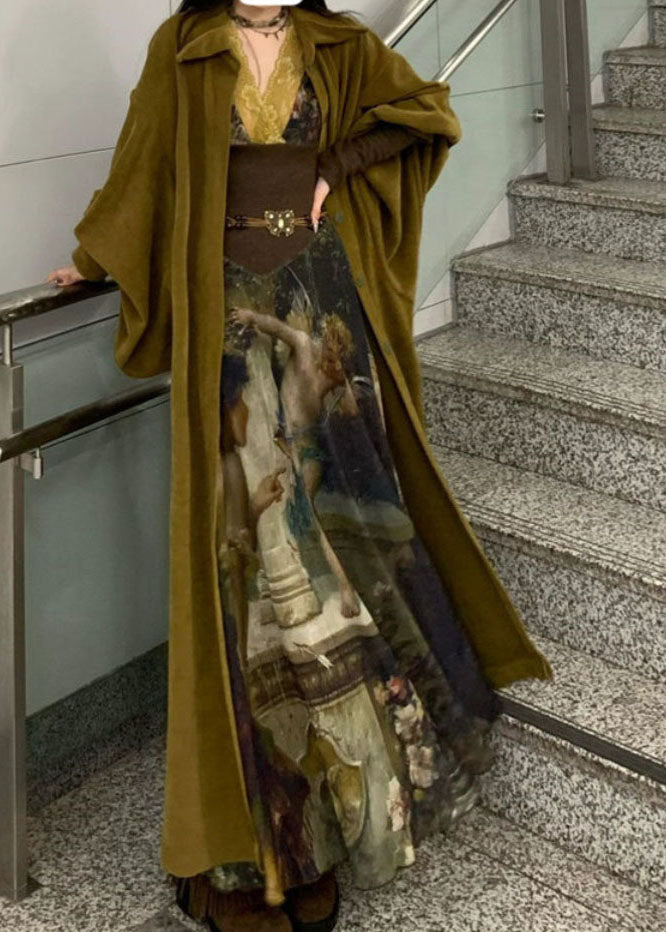 Print Tunic Sashes Maxi Dresses Spring