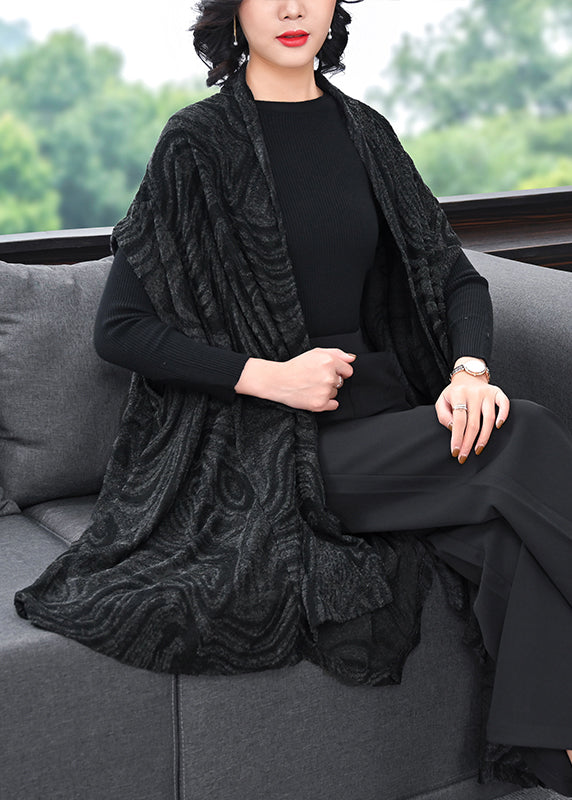 Original Cape Style Asymmetrical Woolen Coats
